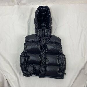 Aritzia TNA Super Puff Black Shiny Vest Size XS